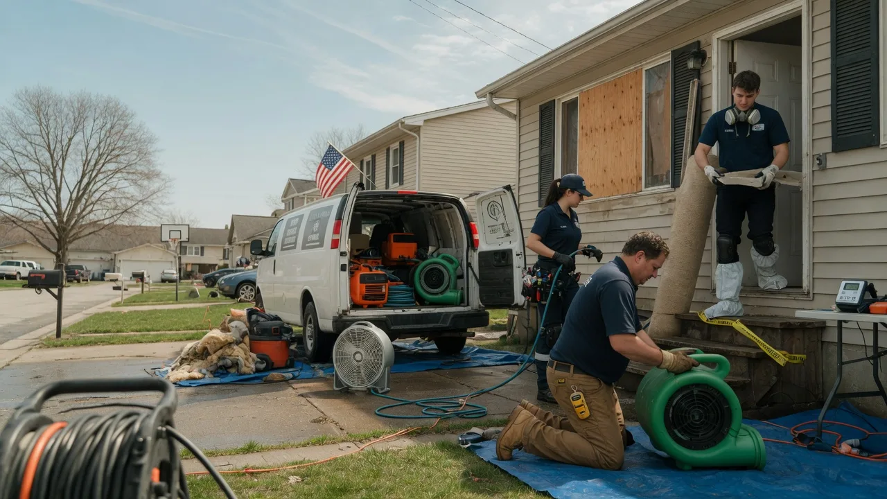 Water Damage Restoration in Ingalls, IN near me